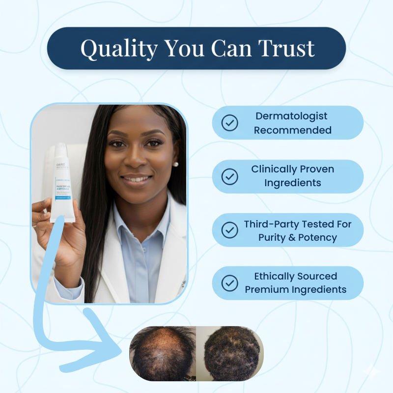 OrovaNaturals™ Hair Growth Essentials (2 Ampoules + 1 Serum)