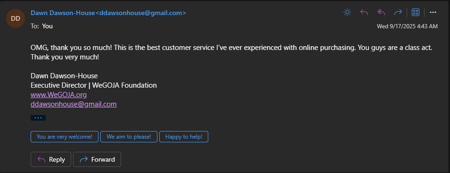 OrréNaturals customer feedback